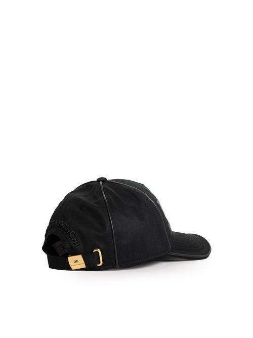 Cappello da baseball con logo Nero Elisabetta Franchi | CL21F57E2110